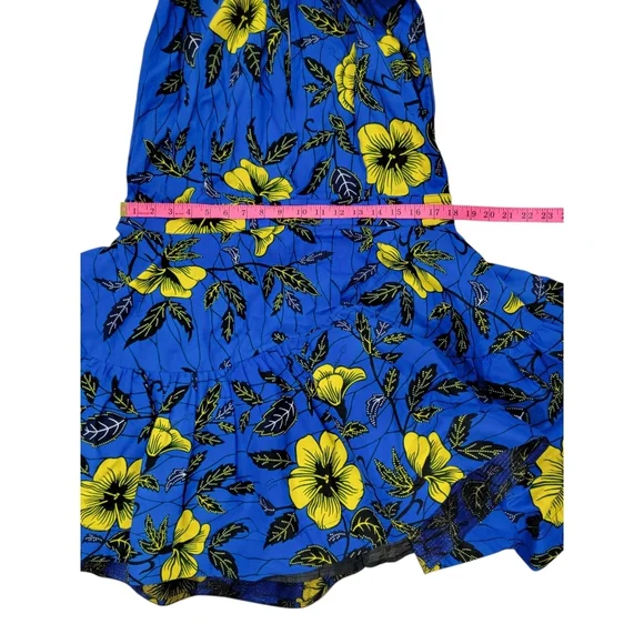 Blue/Yellow Infinity Mini Dress - Picture 11 of 15